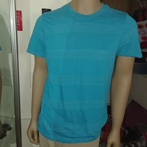 Dikotomy Co ▪ blue stripe crewneck tshirt XL